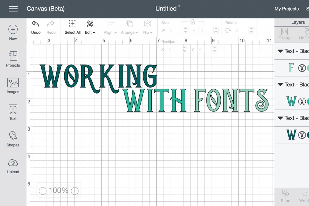 Download Working With Fonts In Cricut Design Space Cricut